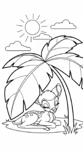 coloriage bambi updated a imprimer pour enfant de 4 ans
