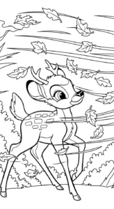 coloriage bambi updated pour enfants