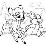 coloriage bambi updated et dessins