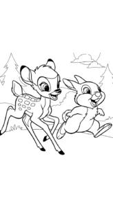 coloriage bambi updated et dessins