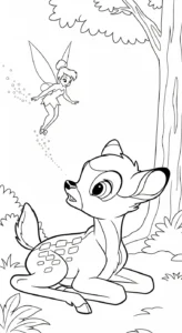 coloriage bambi updated a colorier en ligne