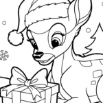 coloriage bambi updated à imprimer