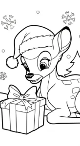 coloriage bambi updated à imprimer