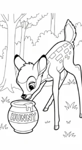 coloriage bambi updated pour enfant a imprimer gratuit
