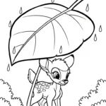 coloriage bambi updated à imprimer a4