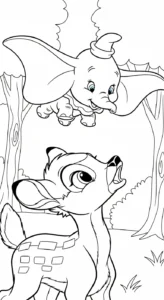 coloriage bambi updated d