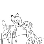 image pour coloriage bambi updated enfant