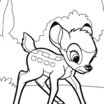 coloriage bambi updated pour enfant de 5 ans