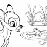 coloriage bambi updated pour enfant a imprimer gratuit