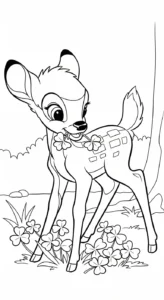 coloriage bambi updated a dessiner et imprimer