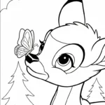 coloriage bambi updated pour enfants a imprimer gratuit