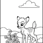 coloriage bambi updated à imprimer gratuitement pdf