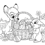 coloriage bambi updated pour enfant de 6 ans