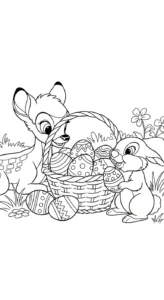 coloriage bambi updated pour enfant de 6 ans