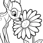 coloriage bambi updated a imprimer gratuit
