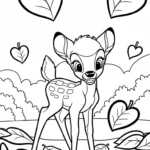 coloriage bambi updated a imprimer gratuit