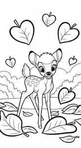 coloriage bambi updated a imprimer gratuit