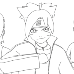 coloriage boruto updated en ligne pour enfant