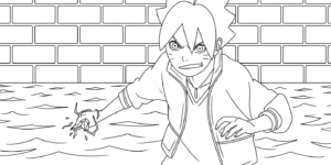 coloriage boruto updated pour enfant de 8 ans