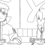 coloriage boruto updated pour enfants à télécharger