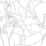coloriage boruto updated à imprimer pour enfant de 10 ans