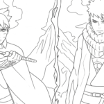 coloriage boruto updated a dessiner en ligne