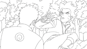 coloriage boruto updated pour enfant