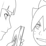 coloriage boruto updated à imprimer gratuit