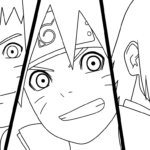 coloriage boruto updated à imprimer pdf gratuit
