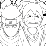 coloriage boruto updated pour enfant a imprimer gratuit