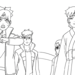 coloriage boruto updated a imprimer gratuitement