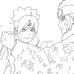 coloriage boruto updated pour enfant de 5 ans