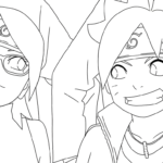 coloriage boruto updated pour primaire