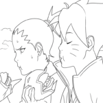 coloriage boruto updated pour enfant de 5 ans