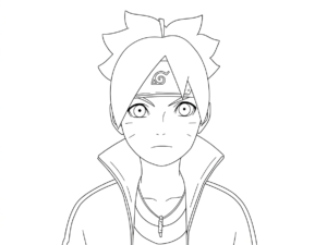 coloriage boruto updated gratuit a imprimer
