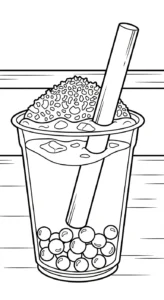 imprimer coloriage bubble tea updated pour enfant