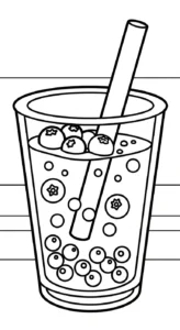 coloriage bubble tea updated a telecharger