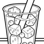 coloriage bubble tea updated pour primaire