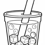 coloriage bubble tea updated a colorier en ligne gratuitement