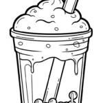 coloriage bubble tea updated a imprimer gratuit