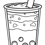 coloriage bubble tea updated a imprimer pour enfant de 4 ans