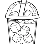 imprimer coloriage bubble tea updated pour enfant