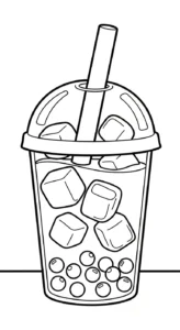 imprimer coloriage bubble tea updated pour enfant