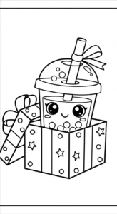 coloriage bubble tea updated et apprentissage