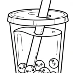 a imprimer coloriage bubble tea updated gratuit