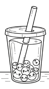 a imprimer coloriage bubble tea updated gratuit