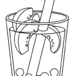 coloriage bubble tea updated d
