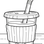 coloriage bubble tea updated pour enfant