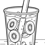 coloriage bubble tea updated pour enfant de 7 ans