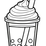 coloriage bubble tea updated à imprimer gratuitement pdf